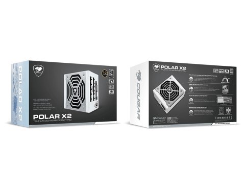Zasilacz COUGAR Gaming POLAR X2 Zasilacz 1200 W 20+4 pin ATX Srebrny COUGAR