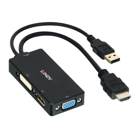 Adapter Lindy HDMI na DisplayPort, DVI & LINDY