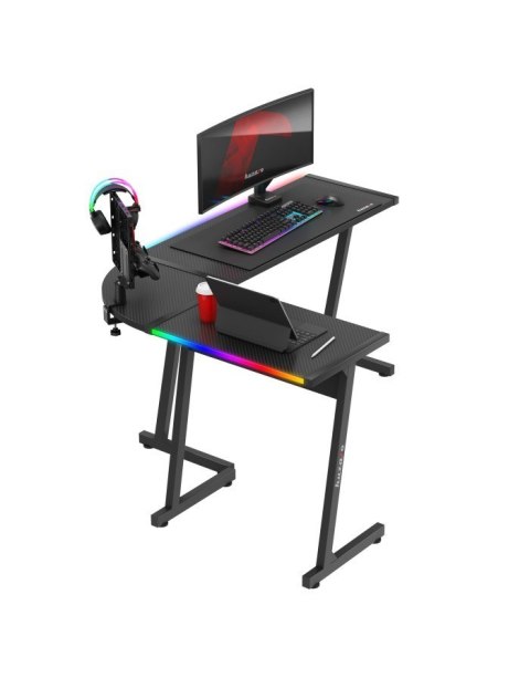Biurko gamingowe Huzaro Hero 6.0 Black RGB Huzaro