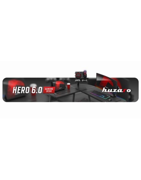Biurko gamingowe Huzaro Hero 6.0 Black RGB Huzaro