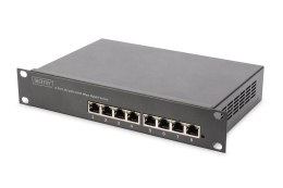 L2 managed Gigabit Ethernet PoE Switch8-port PoE, 10 inch, 80W PoE budget DIGITUS