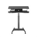 MACLEAN BIURKO ELEKTRYCZNE, STOLIK, STACJA ROBOCZA REGULACJA WYS MAX WYS 122CM MAX 37 KG - DO PRACY STOJĄCO SIEDZĄCEJ MC-835 Maclean