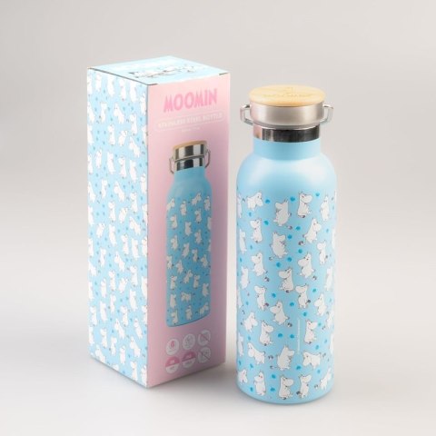 Muminki - Butelka termiczna ze stali nierdzewnej z uchwytem 500 ml Moomin