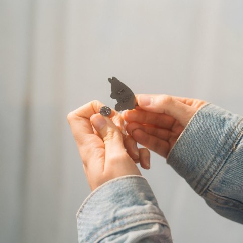 Muminki - Zestaw 4 przypinek do ubrań lub plecaka Moomin