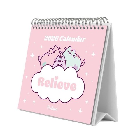 Pusheen - Kalendarz biurkowy 2026 rok 17x20 cm Pusheen