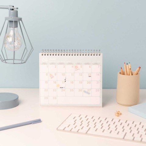 Pusheen - Kalendarz biurkowy 2026 rok 17x20 cm Pusheen