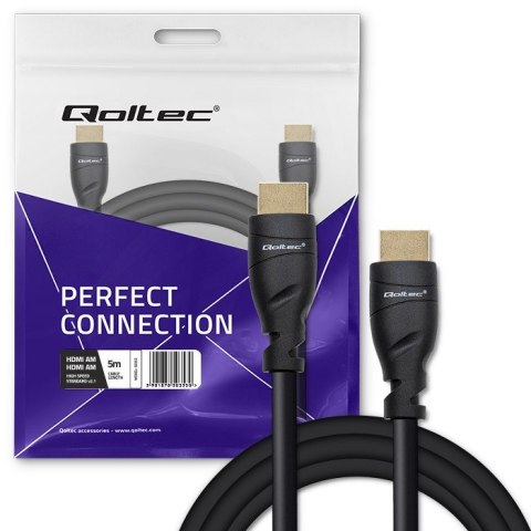 QOLTEC KABEL HDMI V2.1 ULTRA HIGH SPEED 8K | 60HZ | 26AWG | GOLD Qoltec