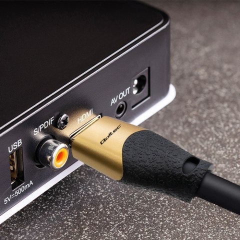 QOLTEC KABEL HDMI V2.1 ULTRA HIGH SPEED 8K | 60HZ | 28AWG | GOLD | 3M Qoltec