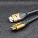 QOLTEC KABEL HDMI V2.1 ULTRA HIGH SPEED 8K | 60HZ | 30AWG | GOLD Qoltec