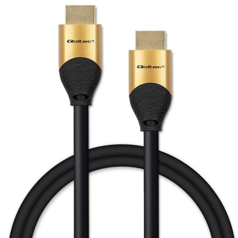 QOLTEC KABEL HDMI V2.1 ULTRA HIGH SPEED 8K | 60HZ | 30AWG | GOLD Qoltec