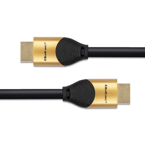 QOLTEC KABEL HDMI V2.1 ULTRA HIGH SPEED 8K | 60HZ | 30AWG | GOLD Qoltec