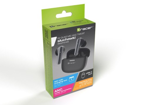 Słuchawki TRACER S2 QUAD MIC ANC TWS BT TRACER