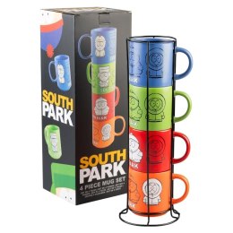 South Park - Zestaw kubków ceramicznych ze stojakiem 300 ml 4 szt. Inny