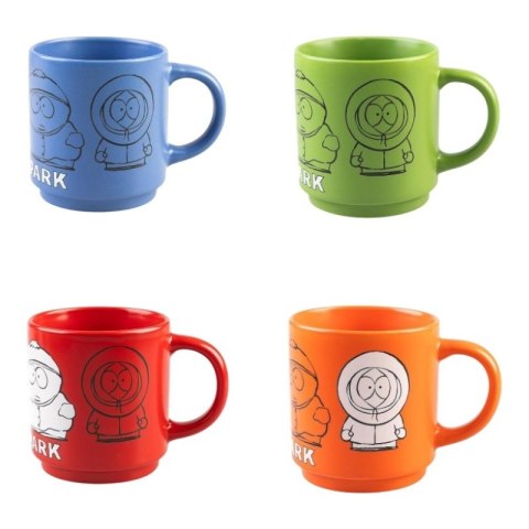 South Park - Zestaw kubków ceramicznych ze stojakiem 300 ml 4 szt. Inny