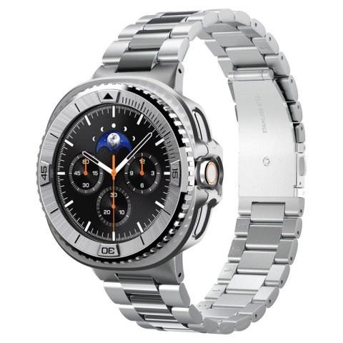 Spigen Bezel Tune Pro Pilot - Obudowa / Pierścień ochronny do Samsung Galaxy Watch 8 Classic 46 mm (Silver) Spigen