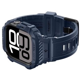 Spigen Rugged Armor Pro V2 - Pasek z obudową do Apple Watch 10 / 11 42 mm (Navy Blue) Spigen