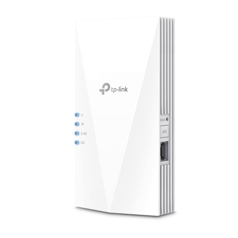 Wzmacniacz sygnału TP-Link AX3000 Wi-Fi 6, szybkość 574 Mb/s w paśmie 2,4 GHz + 2402 Mb/s w paśmie 5 GHz, spec: 2 anteny wewnętr TP-LINK