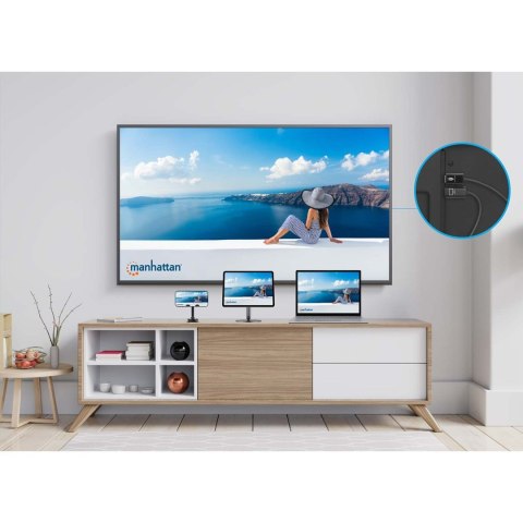 Bezprzewodowy transmiter obrazu USB-C do HDMI 1080p do 30m Manhattan