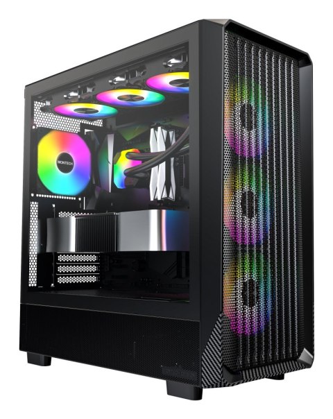 CASE MIDITOWER MATX W/O PSU/X5 (B) MONTECH Montech