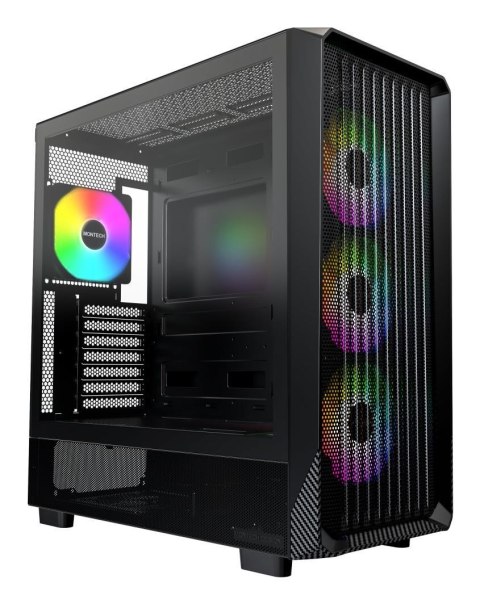 CASE MIDITOWER MATX W/O PSU/X5 (B) MONTECH Montech