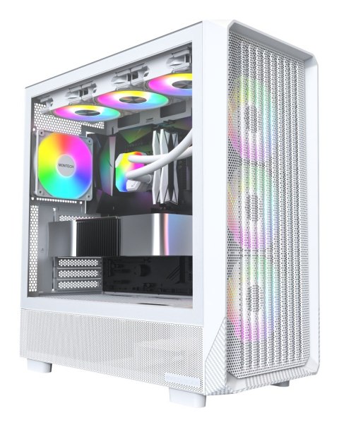 CASE MIDITOWER MATX W/O PSU/X5 (W) MONTECH Montech