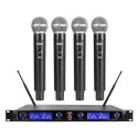 DNA WM4 VOCAL SET - Mikrofon bezprzewodowy, 4x nadajnik doręczny, system nagłośnienia UHF DNA PROFESSIONAL