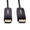 Hybrydowy kabel światłowodowy LINDY 50 m DisplayPort 2.0 UHBR10 LINDY