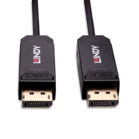 Hybrydowy kabel światłowodowy LINDY 50 m DisplayPort 2.0 UHBR10 LINDY