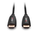 Kabel HDMI hybrydowy z fiber optic długości 20 metrów LINDY