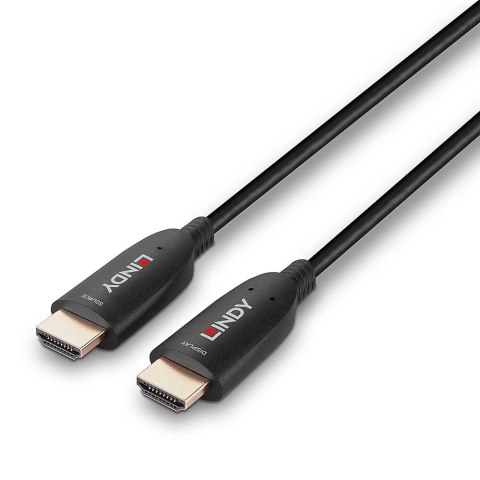 Kabel HDMI hybrydowy z fiber optic długości 20 metrów LINDY