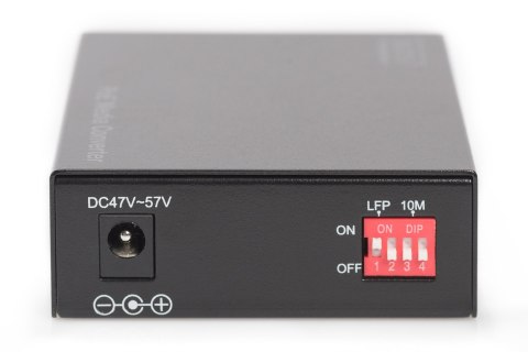 Konwerter mediów Gigabit PoE, RJ45 / SC, MM, PSE DIGITUS