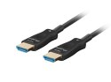 LANBERG KABEL HDMI LANBERG KABEL HDMI M/M V2.1 10M OPTYCZNY AOC CZARNY CA-HDMI-30FB-0100-BK Lanberg