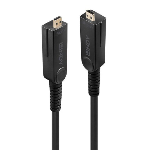 LINDY Kabel światłowodowy Micro-HDMI hybrydowy 18G 10m LINDY
