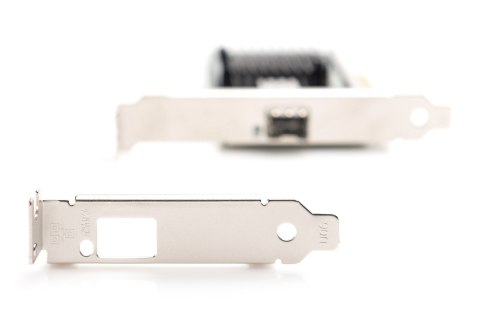 Pojedynczy port światłowodowy (SFP+) 10 Gb/s na karcie PCI Express, chipset: Intel JL82599EN DIGITUS