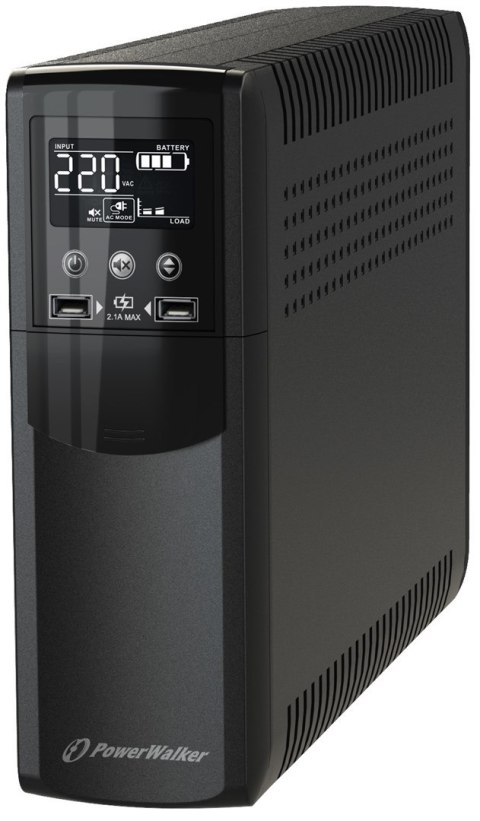 PowerWalker VI 800 CSW FR Technologia line-interactive 0,8 kVA 480 W 4 x gniazdo sieciowe POWER WALKER