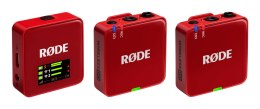 RODE Wireless GO III Red - system mikrofonów bezprzewodowych (czerwony) RODE