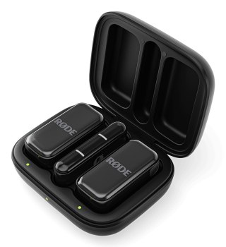 RODE Wireless Micro - 2-kanałowy cyfrowy system bezprzewodowy (USB-C, Czarny) RODE
