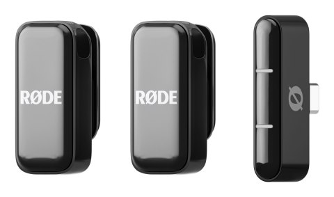 RODE Wireless Micro - 2-kanałowy cyfrowy system bezprzewodowy (USB-C, Czarny) RODE