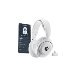 SteelSeries Gaming Headset Arctis Nova 5P Bluetooth Over-ear Microphone Noise canceling Wireless White SteelSeries