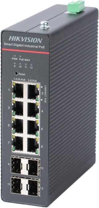 Switch Hikvision DS-3T1512HP-SI-8P4FKIT(75W) Hikvision
