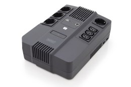 UPS UPS Line-Interactive 800VA/480WAVR 4xSCHUKO 3xIEC C13 1xUSB A 1x USB B RJ45 DIGITUS
