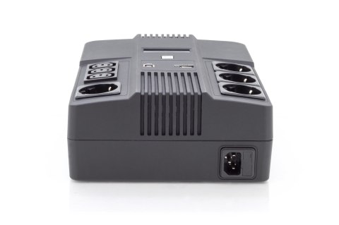 UPS UPS Line-Interactive 800VA/480WAVR 4xSCHUKO 3xIEC C13 1xUSB A 1x USB B RJ45 DIGITUS