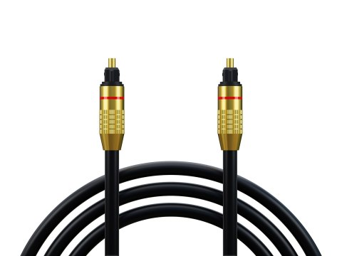 Przyłącze optyczne toslink 6mm 1,0m digital Blow