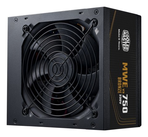 Cooler Master MWE Bronze 750 V3 230V moduł zasilaczy 750 W 24-pin ATX ATX Czarny Cooler Master