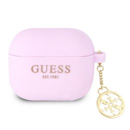 Guess 4G Charms Silicone Case - Etui AirPods 3 (Purple) Guess