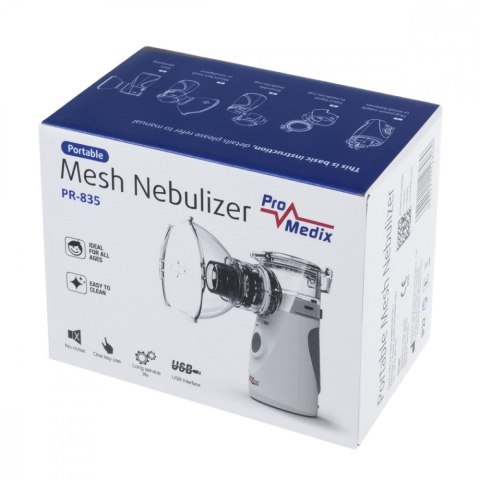 Inhalator nebulizator przenośny siateczkowy usb pr-835 ProMedix
