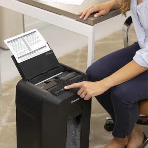 Niszczarka Fellowes AutoMAX 90M Mini-Cut (4633601) czarna FELLOWES