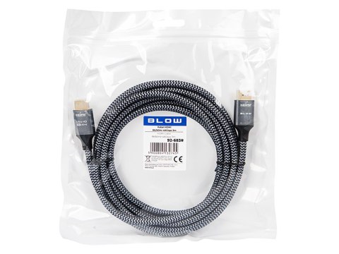 Przyłącze hdmi-hdmi 8k 3m plecionka