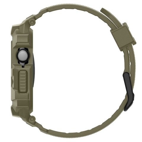 Spigen Rugged Armor Pro V2 - Pasek z obudową do Apple Watch 10 / 11 46 mm (Vintage Khaki) Spigen