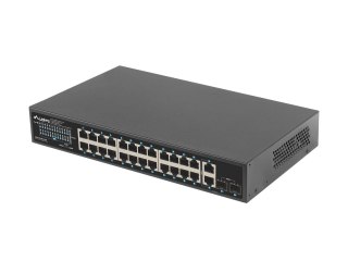 Switch LANBERG RSGE-24P-2GE-2S-360 RACK 19" 24X 1GB POE+/2X GB/2X SFP 360W Lanberg